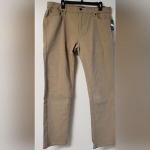 Lucky Brand Men's Tan Slim Fit Pants